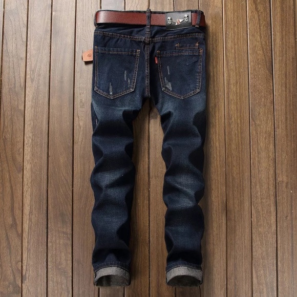 Designer Patchwork Jeans - Picture 2 of 4